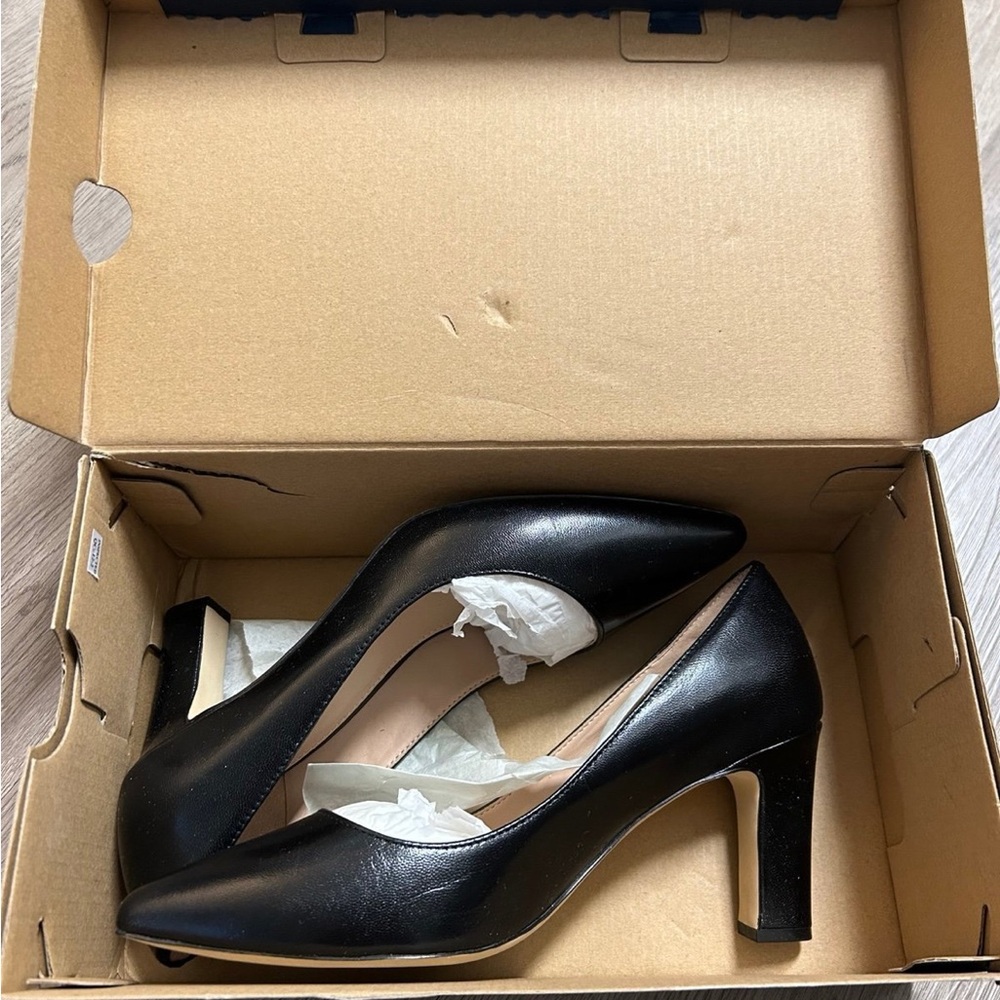 New Cole Haan Mylah Heel Pump - Black
